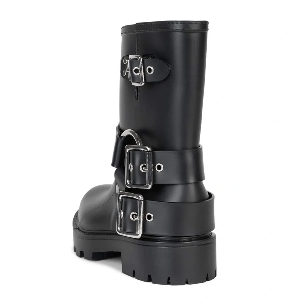 Jeffrey Campbell Controller Black Matte Boots